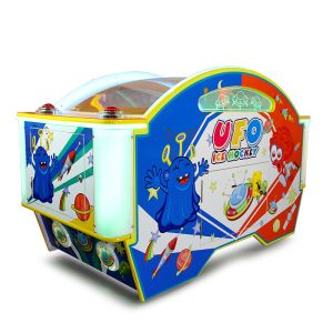 2 Players Kids Arcade Machine Coin Operated Mini Ufo Ice Hockey Games