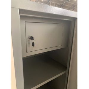 Knock Down Structure Safety Filing Cabinet With Double Security Lock