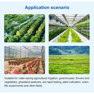 VWC Moisture Temperature Conductivity EC Probe 70mm Length for Soil Moisture