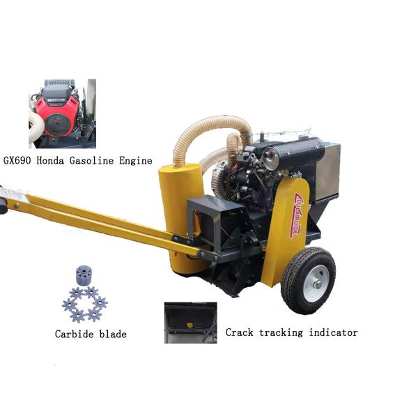 Quality 25HP Hand Push Asphalt Concrete Grooving Machine Dust Free Type wholesale