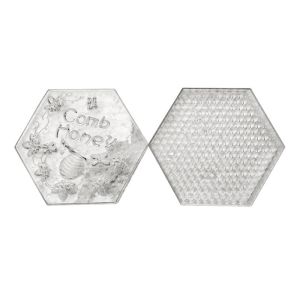 Wholesale Hexagon Shaped Plastic Honey Storage Foundation Honey Comb Frames for