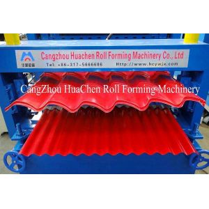 Roof Wall Double Layer Roll Forming Machine 0 - 15m / min Manual Hydraulic