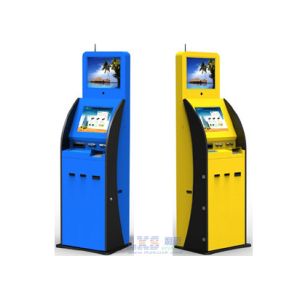 Indoor Dual Display Self Service Payment Kiosk Interactive With POS Terminal