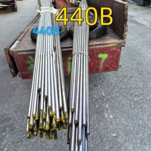 China SS440B 9Cr18MoV AISI 440B Diameter 55mm AISI 440A 440B 440C Hot Rolled Stainless Steel Round Bar on sale