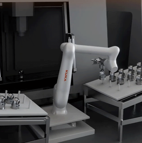 KUKA Iico12 12kg Payload Assembly Handling Pick and Place Robot Arm with Human