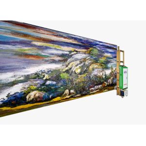 Uv Ink Automatic Wall Inkjet Printer 1700mm Net Height Printing