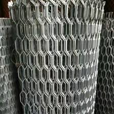 Galvanized Steel Expanded Wire Mesh , Decorative Expanded Metal Mesh Firm