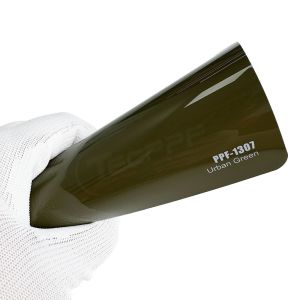China 8mil Colour Change Paint Protection Film With Polymeric Hydrophobic Layer In Urban Green on sale