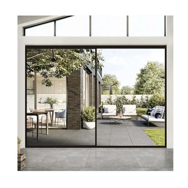 Quality Exterior Aluminum Sliding Doors With Large Glass View And 70mm Window Frame Width wholesale