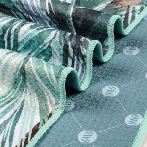 Private Label Custom Print Lightweight Sand Proof Microfiber Waffle Beach Towel