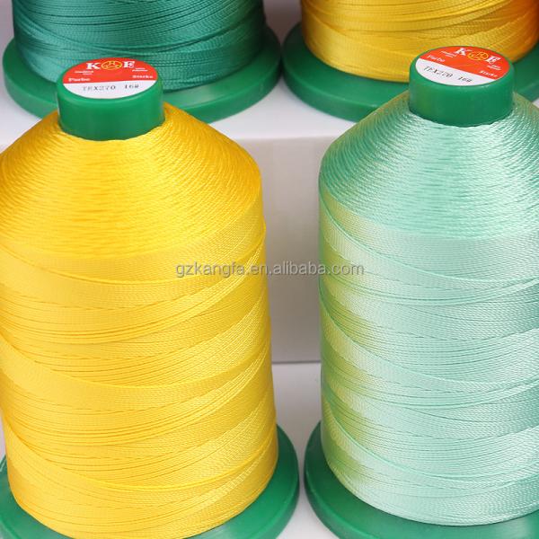 Quality Fireproof High Strength Heat Resistant 210D/3 Sewing Thread With 100% Polyester Yarn wholesale