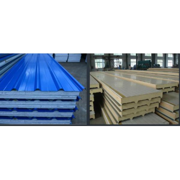 Discontinuous PU Sandwich Panel Machine , PU Sandwich Panel Making Machine