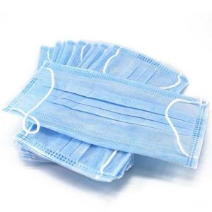 Security Surgical Disposable Mask 3ply Surgical Face Mask 17.5cm X 9cm