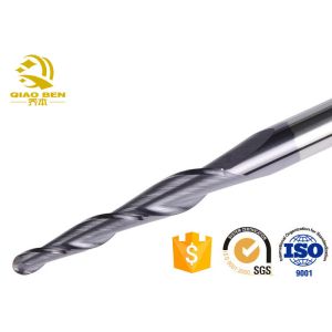 CNC Carbide Tapered Ball End Mills HRC55 1 8 Inch Carbide End Mill Sharp Blade