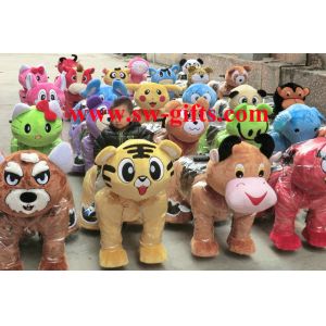 China China Supplier Kids Ride Plush Walking Animal Rides with Led lights for Sale on sale