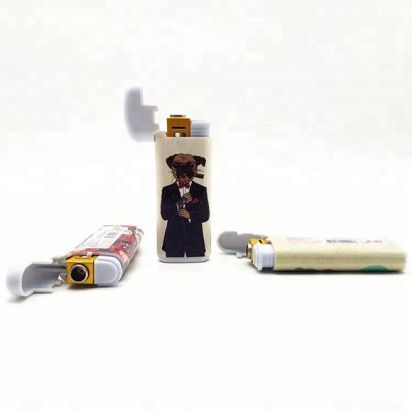 Model NO. DY-F008 Custom Cool Cover Encendedor Windproof Cigarette Electric Lighter