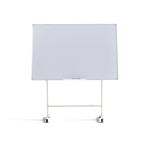 H Style Mobile Magnetic Whiteboard , Rolling Magnetic Dry Erase Board