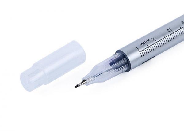 China Double Head Surgical Skin Marker Pen With Ruler 14.5 cm Length supplier
