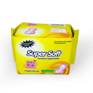 Factory Soft Cotton Top Sheet Disposable Lady Sanitary Towel Sanitary Pad Women