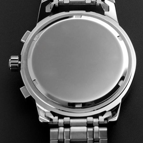 Classic Business Steel Belt Roman Numerals Subdial Watch For Men