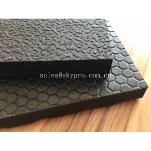 Anti Skid Round Stud Orange Pattern Horse stable Flooring Interlocking Rubber