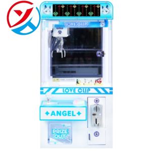 LED Light Mini Claw Machine Hardware Cabinet With Plush Toys And Keychains