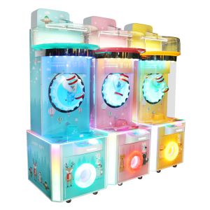 Gift Ball Fallen Kids Game Machine / Three Player Coin Prize Machine