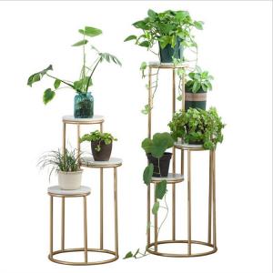 Cheap Luxury flower pot stand rack metal organizer shelf display rack for sale