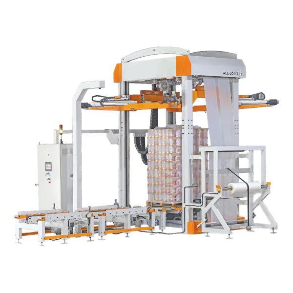 Automatic Brick Bundling System - Dust-Proof Shrink Film Wrapping for Brick