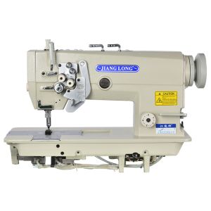 China Leather 2000RPM DP×5 Lockstitch Double Needle Sewing Machine on sale