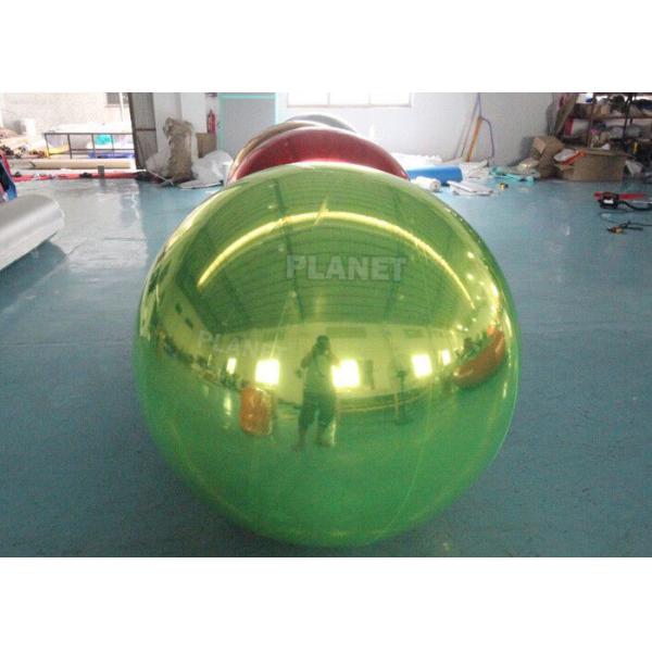 Giant Double Layer Sliver PVC Inflatable Mirror Ball Inflatble Mirror Balloon For Event Decoration
