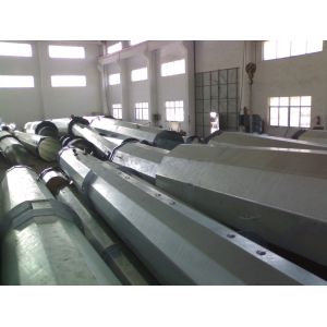 220KV Dodecagonal Hot Dip Galvanized Power Pole For Transmission Line