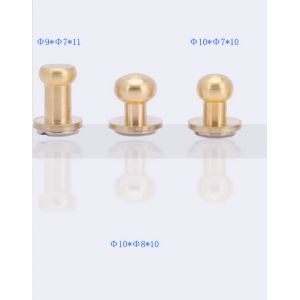 Leather Craft 10mm Head Screwback Button Stud