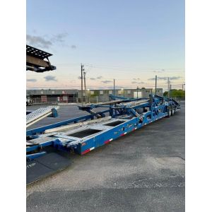 Double Deck SUV Car Transport Semi Trailer With 12 Tires And Jost E100 Landing