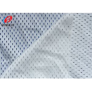 White Dry - Quick Polyester Sprots Mesh Fabric Warp Knitted Lining Fabric