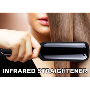 China Titantium Coating Infrared Hair Straightener , PTC Hot Tools Wide Flat Iron 240V on sale