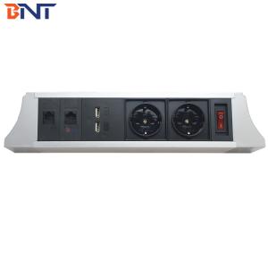Cheap Modular Design Table Mounted Power Outlet With Telephone Interface for sale