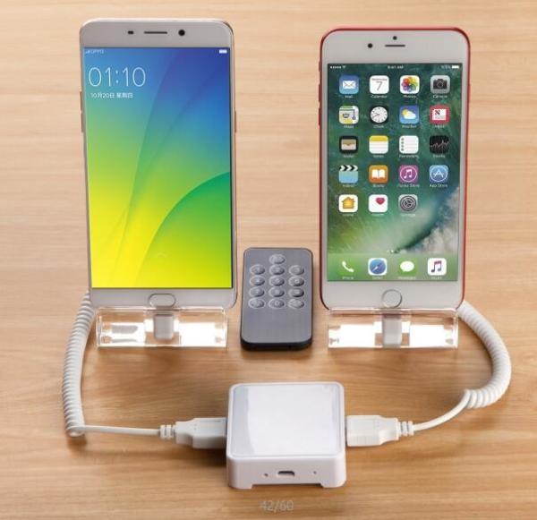 COMER alarm display controller system for mobile phone tablet display holders
