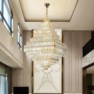 Hardwired Hanging Iron Chandelier Ceiling Crystal Chandelier