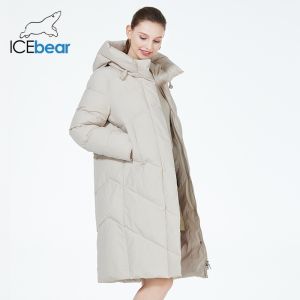 Cheap [Main Product Image - Long Puffer Coat Full View] Color Detail Hood Design Quilting Close-up Back View for sale