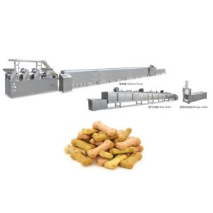 Puppy Love Easy To Eat Dog Biscuit Processing Line Pet Biscuit Making Equipment