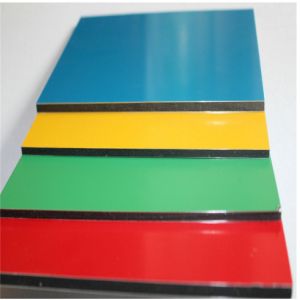Fireproof Grade B1/A2 PVDF Aluminum Composite Sheet With 25um-30um Coating