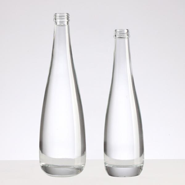 Quality 500ml 550ml Water Glass Bottle for Beverage Industry in Frosted Design wholesale
