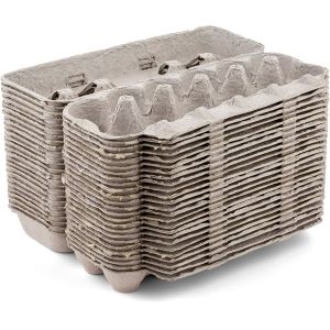 Biodegradable Paper Pulp Egg Carton Recyclable Pulp Fiber Chicken Egg Tray Cover