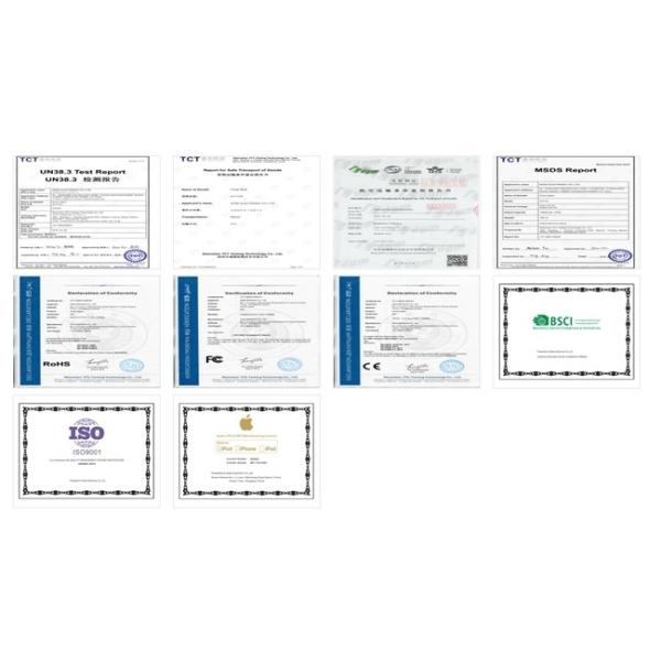 Ecofriendly 5h 69mm Wireless Charging Power Bank