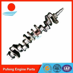 Cheap excavator engine parts replacement, 6D31 6D31T forging crankshaft ME082505 for KOBELCO excavator for sale