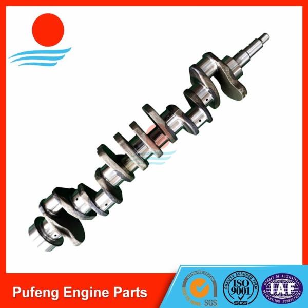 excavator engine parts Mitsubishi forged 6D31 crankshaft ME082505 for KOBELCO &