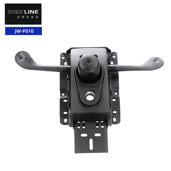 Aluminum alloy Black Office Chair Mechanism with Lift seat back synchronous tilt