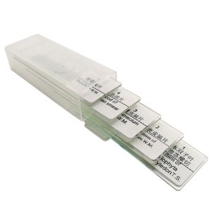 School Students Learning 5pcs Histology Glass Slides In Plastic Box
