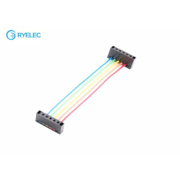 Quality 5pin single row idc 2.54mm pitch to idc2.54 wire to board colourful electronic harness wholesale